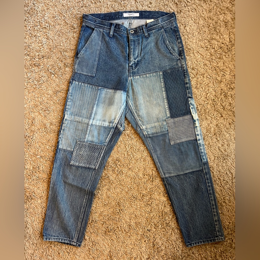 Fdmtl Patchwork Denim Pants (Tokyo) - image 1